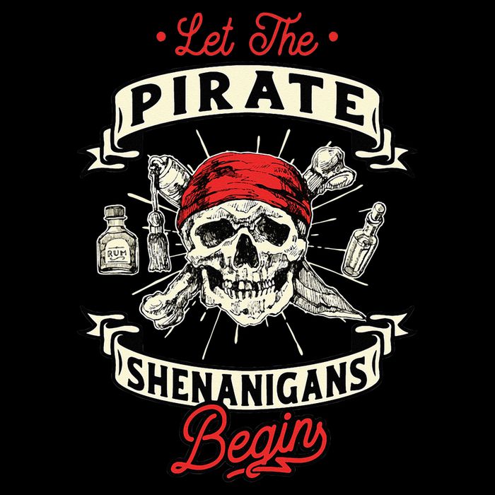 Let The Pirate Shenanigans Begin Crossbones Freebooter Toddler Hoodie