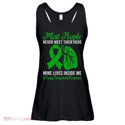 Lung Transplant Recipient Lung Transplant Survivor Ladies Essential Flowy Tank