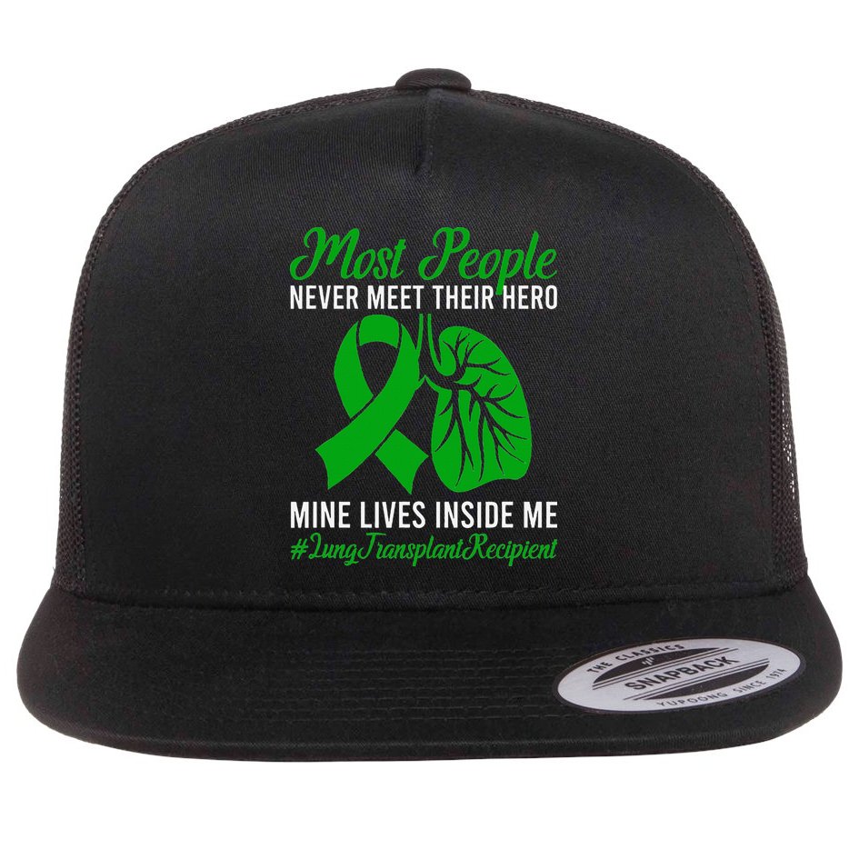 Lung Transplant Recipient Lung Transplant Survivor Flat Bill Trucker Hat