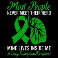 Lung Transplant Recipient Lung Transplant Survivor 16 in Basic Backpack