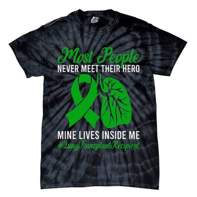 Lung Transplant Recipient Lung Transplant Survivor Tie-Dye T-Shirt
