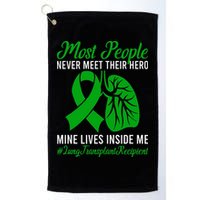 Lung Transplant Recipient Lung Transplant Survivor Golf Towel