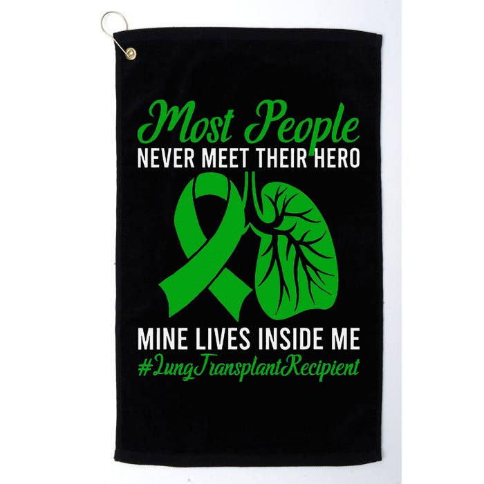 Lung Transplant Recipient Lung Transplant Survivor Golf Towel