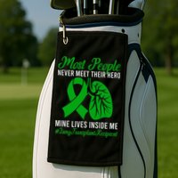 Lung Transplant Recipient Lung Transplant Survivor Golf Towel
