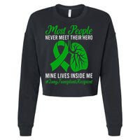 Lung Transplant Recipient Lung Transplant Survivor Cropped Pullover Crew
