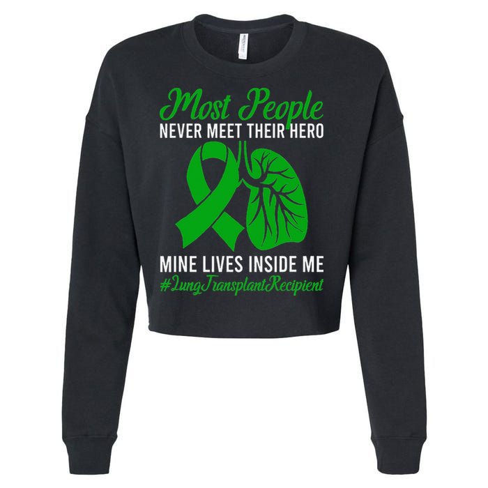 Lung Transplant Recipient Lung Transplant Survivor Cropped Pullover Crew