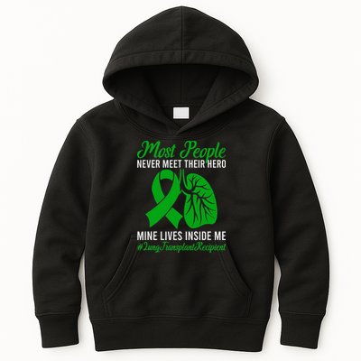 Lung Transplant Recipient Lung Transplant Survivor Kids Hoodie