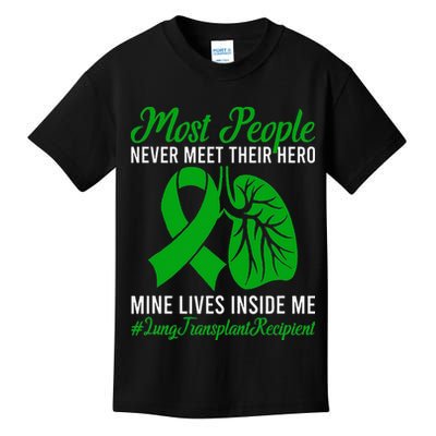Lung Transplant Recipient Lung Transplant Survivor Kids T-Shirt