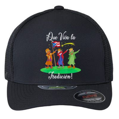 Los Tres Reyes Magos Three Wise Kings Dabbing Christmas Flexfit Unipanel Trucker Cap