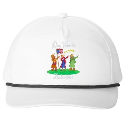 Los Tres Reyes Magos Three Wise Kings Dabbing Christmas Snapback Five-Panel Rope Hat