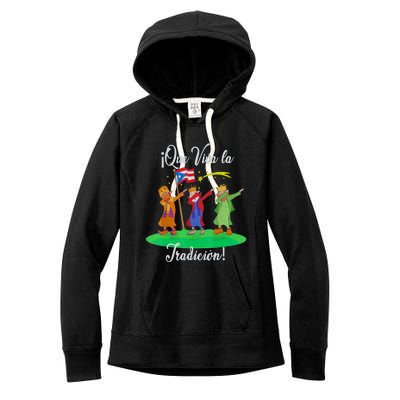 Los Tres Reyes Magos Three Wise Kings Dabbing Christmas Women's Fleece Hoodie