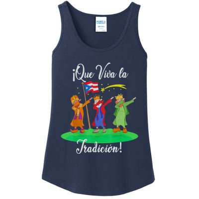 Los Tres Reyes Magos Three Wise Kings Dabbing Christmas Ladies Essential Tank