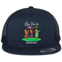 Los Tres Reyes Magos Three Wise Kings Dabbing Christmas Flat Bill Trucker Hat