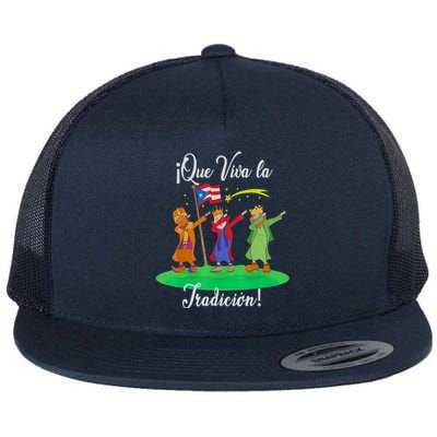 Los Tres Reyes Magos Three Wise Kings Dabbing Christmas Flat Bill Trucker Hat