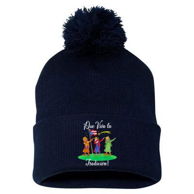 Los Tres Reyes Magos Three Wise Kings Dabbing Christmas Pom Pom 12in Knit Beanie