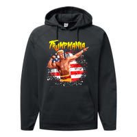 Let Trumpamania Run Wild Brother Trumpamania Trump 2024 Performance Fleece Hoodie