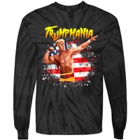 Let Trumpamania Run Wild Brother Trumpamania Trump 2024 Tie-Dye Long Sleeve Shirt