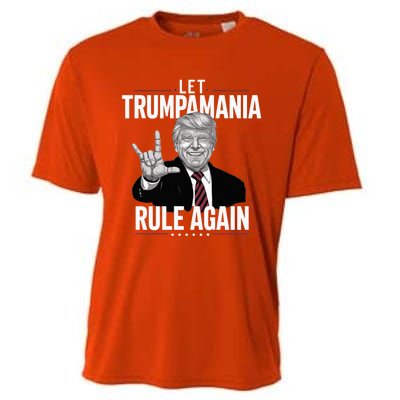 Let Trumpamania Rule Again Trump Wrestling Meme Fake News Trumpamania Cooling Performance Crew T-Shirt