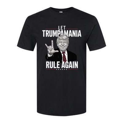 Let Trumpamania Rule Again Trump Wrestling Meme Fake News Trumpamania Softstyle CVC T-Shirt