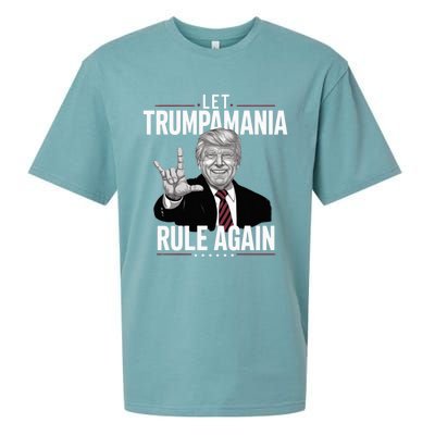 Let Trumpamania Rule Again Trump Wrestling Meme Fake News Trumpamania Sueded Cloud Jersey T-Shirt