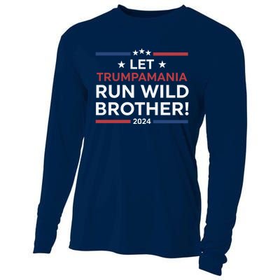 Let Trumpamania Run Wild Brother Trump 2024 Cooling Performance Long Sleeve Crew