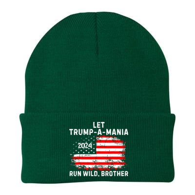 Let Trumpamania Run Wild Brother Knit Cap Winter Beanie