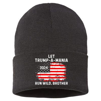 Let Trumpamania Run Wild Brother Sustainable Knit Beanie