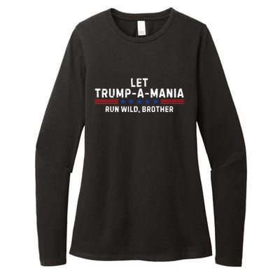 Let Trumpamania Run Wild Brother Trump 2024 Womens CVC Long Sleeve Shirt