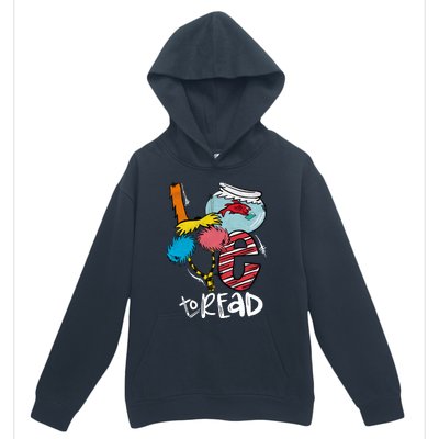 Love To Read Reading Lover Teacher Read Across America Reading Day Urban Pullover Hoodie