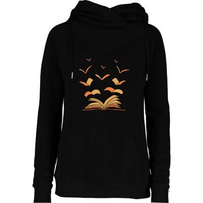 Literature Teacher Reading Books Gift Book Lover Womens Funnel Neck Pullover Hood