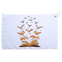 Literature Teacher Reading Books Gift Book Lover Grommeted Golf Towel