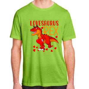 Lovesaurus T Rex Valentines Day Dinosaur Valentine Gift Adult ChromaSoft Performance T-Shirt