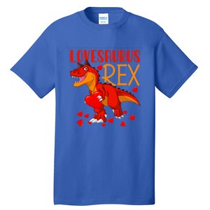 Lovesaurus T Rex Valentines Day Dinosaur Valentine Gift Tall T-Shirt