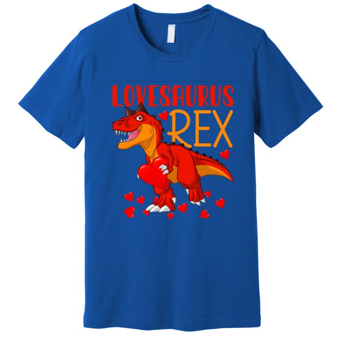 Lovesaurus T Rex Valentines Day Dinosaur Valentine Gift Premium T-Shirt