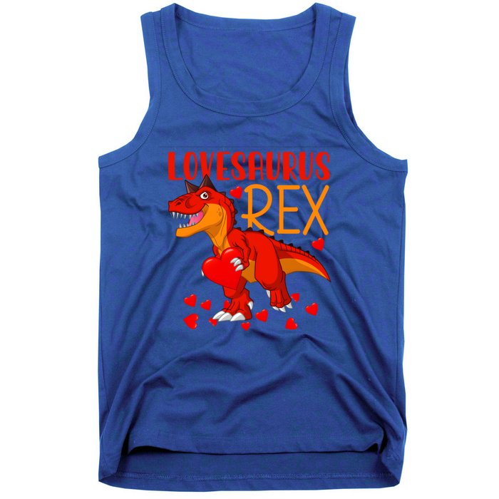 Lovesaurus T Rex Valentines Day Dinosaur Valentine Gift Tank Top