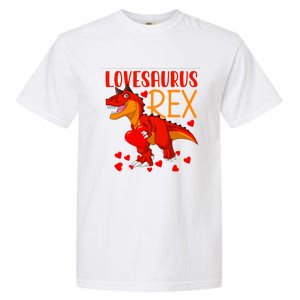 Lovesaurus T Rex Valentines Day Dinosaur Valentine Gift Garment-Dyed Heavyweight T-Shirt