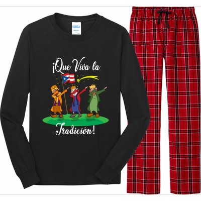 Los Tres Reyes Magos Three Wise Kings Dabbing Christmas Funny Gift Long Sleeve Pajama Set