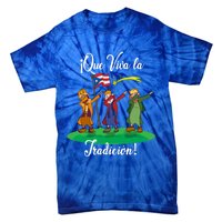 Los Tres Reyes Magos Three Wise Kings Dabbing Christmas Funny Gift Tie-Dye T-Shirt