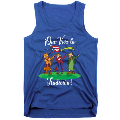 Los Tres Reyes Magos Three Wise Kings Dabbing Christmas Funny Gift Tank Top