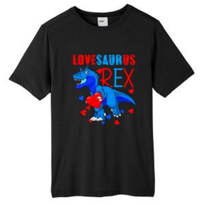 Lovesaurus T Rex Valentines Day Dinosaur Valentine Funny Gift Tall Fusion ChromaSoft Performance T-Shirt