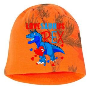 Lovesaurus T Rex Valentines Day Dinosaur Valentine Funny Gift Kati - Camo Knit Beanie