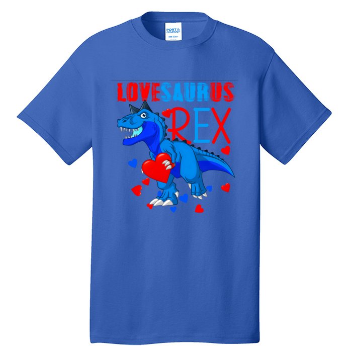 Lovesaurus T Rex Valentines Day Dinosaur Valentine Funny Gift Tall T-Shirt