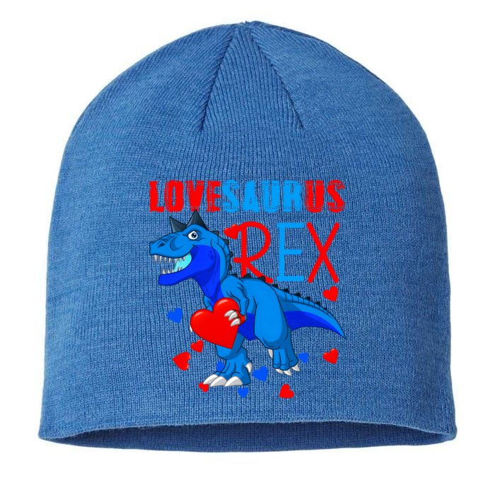 Lovesaurus T Rex Valentines Day Dinosaur Valentine Funny Gift Sustainable Beanie