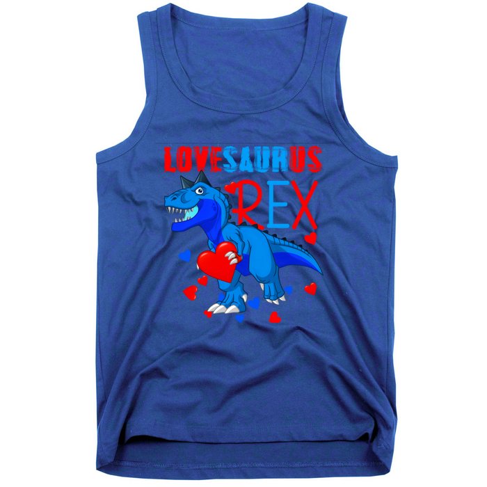 Lovesaurus T Rex Valentines Day Dinosaur Valentine Funny Gift Tank Top