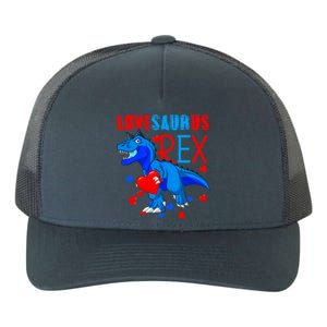 Lovesaurus T Rex Valentines Day Dinosaur Valentine Funny Gift Yupoong Adult 5-Panel Trucker Hat