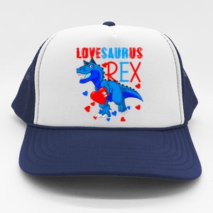 Lovesaurus T Rex Valentines Day Dinosaur Valentine Funny Gift Trucker Hat