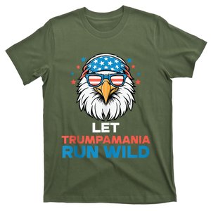 Let Trumpamania Run Wild Trump 2024 Election Republican President T-Shirt