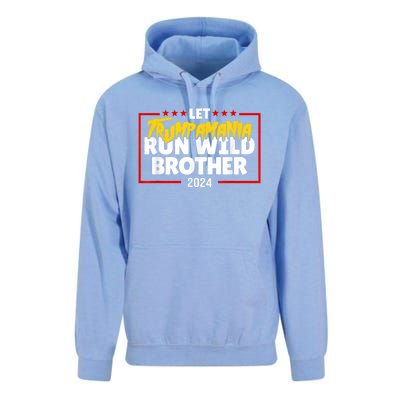 Let Trumpamania Run Wild Brother Trump 2024 Unisex Surf Hoodie