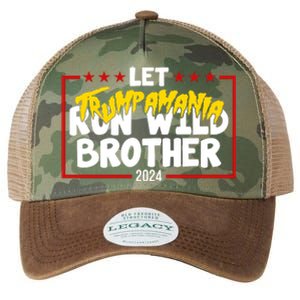 Let Trumpamania Run Wild Brother Trump 2024 Legacy Tie Dye Trucker Hat