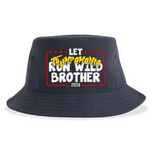 Let Trumpamania Run Wild Brother Trump 2024 Sustainable Bucket Hat